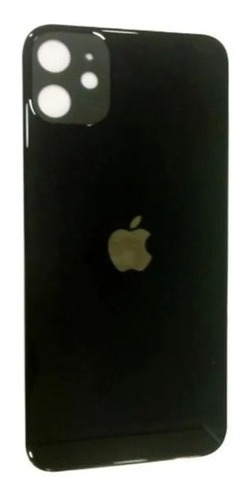 Tapa Cristal Trasero Apple iPhone 11 Color Negro Nuevo