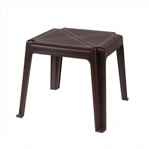 Mesa Ratona De Plastico 4 Patas Beige Marron Verde Capuccino