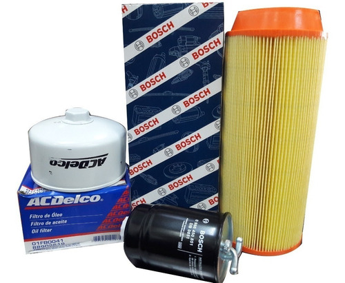 Kit De Filtros Original Chevrolet S-10 2.8 Mwm Hasta 2006