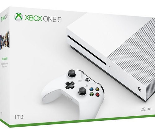 Consola Xbox One S 1tb Blanca Para Videojuegos