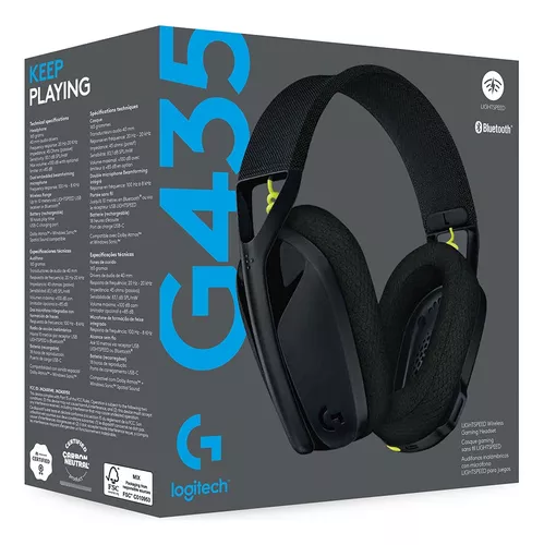 Audifonos gamer inalambricos logitech G435 headset gaming - Todo-Virtual