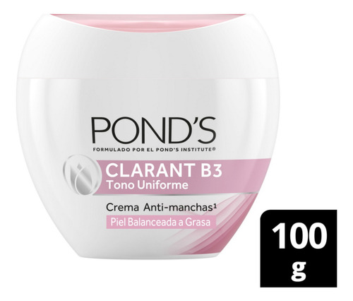 Crema Antimanchas Clarant B3 100g Ponds Momento De Aplicación Día/noche Tipo De Piel Normal A Grasa