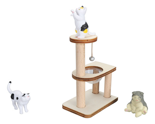 Set De Juego Con Forma De Figura De Gato, Estructura De Esca