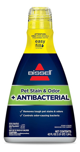 Bissell Pet Stain & Odor Plus Antibacterial 2 En 1 Fórmula D