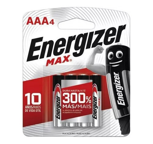 Imagen 2 de 2 de Energizer Max AAA pack de 4 unidades