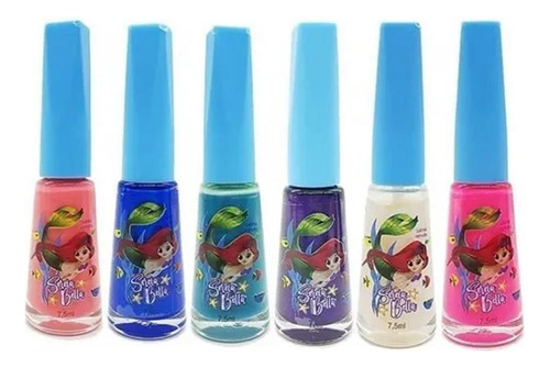 Esmalte Safira Linha Sereia Bella Teen 7,5ml