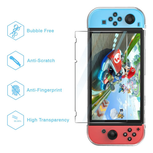 Funda Heystop Switch Para Nintendo Switch, Acoplable Con...