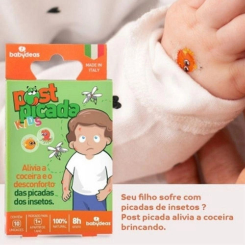 Post Picada Calmante De Picada Em Adesivo Com 20 Unidades