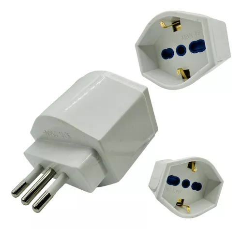 Ripley - ADAPTADOR ENCHUFE UNIVERSAL EUROPEO AMERICANO 10A 220/110 3P