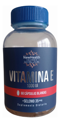 Vitamina E + Selenio 60 Capsula - Unidad a $44900