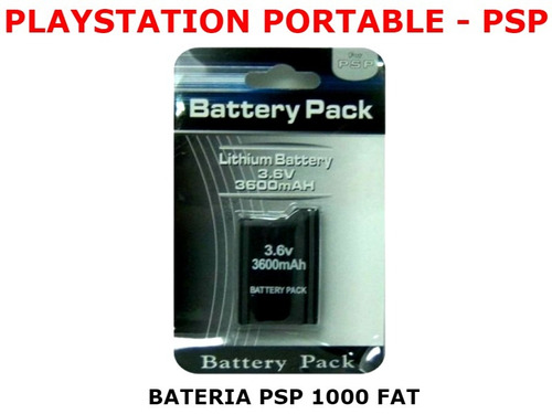 Bateria Psp 1000 Modelo Fat 360mah