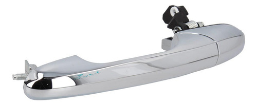 Imagen 2 de 6 de Manija De Puerta Exterior Cromado Izquierda Fiat 500 08/18