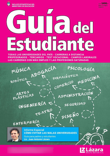 Guía Del Estudiante 2017 / 2018 Nueva Unica Con Todo El Pais