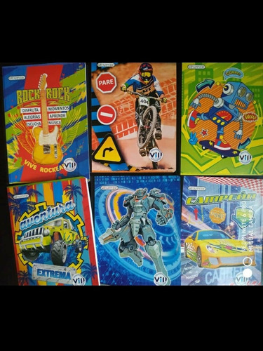 Cuadernos Cosidos, Grandes De 1 Linea. Docena 10$