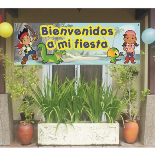 Imagen 1 de 3 de Pancarta Personalizada Para Fiestas Y Cumpleaños Infantiles