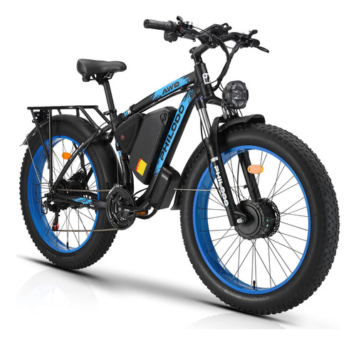 Philodo Bicicleta Electrica Para Adultos, 48v 23ah Fat Tire 