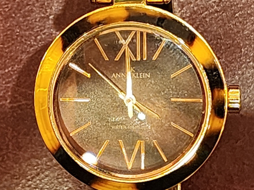 Reloj Original Anne Klein Caparazón De Tortuga Usa