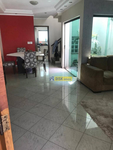 Imagem 3 de 14 de Sobrado Com 3 Dormitórios À Venda, 159 M² Por R$ 650.000,00 - Jardim Maria Cecília - São Bernardo Do Campo/sp - So0711