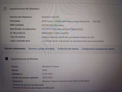Notebook Gamer Asus Tuf Gaming Fx505 Gtx 1650 512gb (Usado)