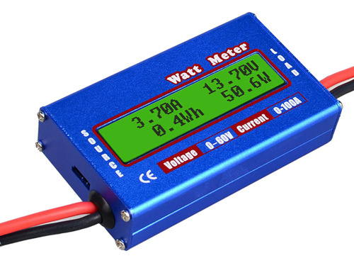 Analizador Digital De Batería Watt Meter Rc 100a Lcd Power