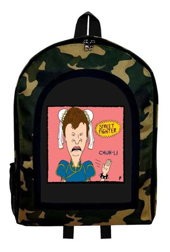 Mochila Camuflada Beavis Y Butt-head Nueva Coleccion Mod 91