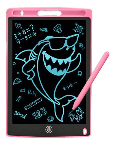 Lousa Digital 8,5 Polegada Lcd Infantil P/escrever- Desenhar Cor Rosa