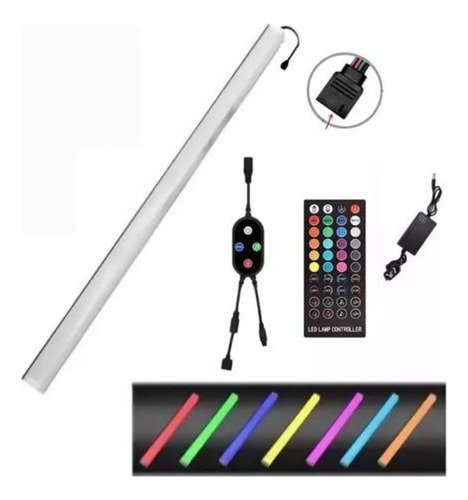 Barra De Luz Led Rgb 1 Metro Audioritmico Bluetooth Control