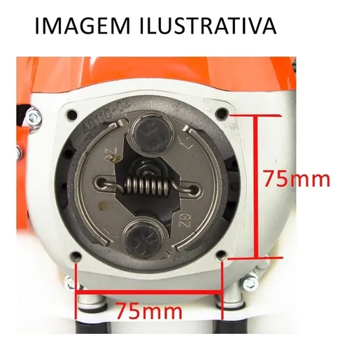 Tubo + Transmissão + Tambor + Cardan Roçadeira Toyama Tbc63