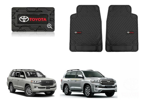 Tapetes 2pz Delanteros Logo Toyota Land Cruiser 2016 A 2020