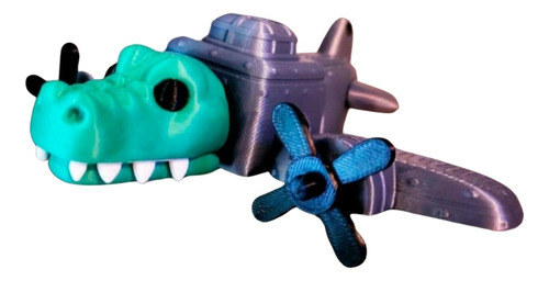 Juguete Bombardino Cocodrilo, Impresión 3d, Meme, 20 Cm