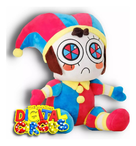 Muñeco Peluche Digital Circus Pomni Excelente Calidad 40cm