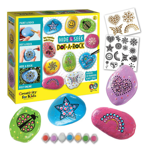 Creativity For Kids Hide And Seek Dot Rock: Paint 10 Roca 6