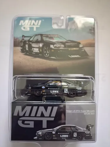 Mini Gt Nissan Lb-er34 Super Silhouette Skyline #844 Preto | Frete