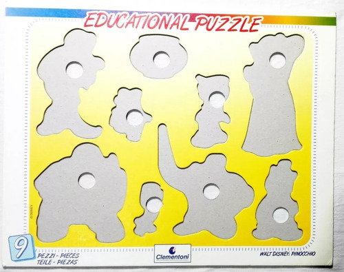 Rompecabezas Pinocho Italiano Clementoni Niñas Niños (Usado)