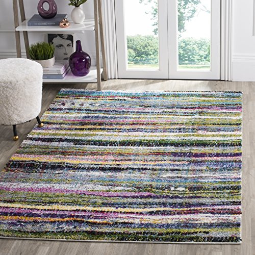 Fiesta Shag Collection Fsg367m Alfombra Moderna Abstrac...