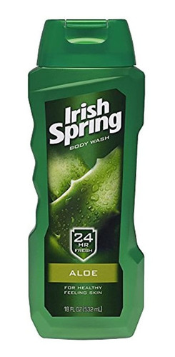 Irish Spring Aloe Vera Body Wash Para Hombres - 18 Onzas Li