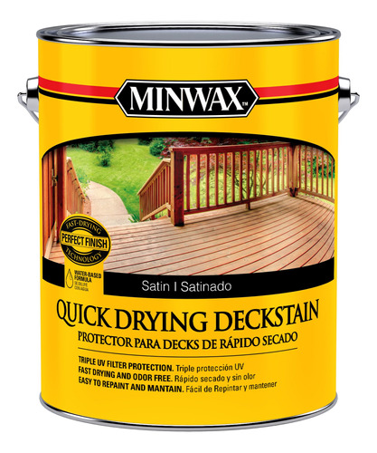 Pinturas Sherwin Williams Minwax Decksatin Satinado 3,78 Lts