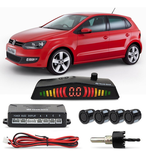 Kit Sensor Estacionamento Polo 2006 07 08 09 10 À 2019 Ré