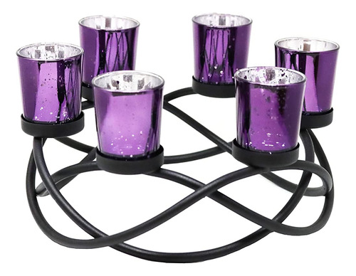 Seráfico Mesa De Comedor Tealight Candelabro Para La Decorac