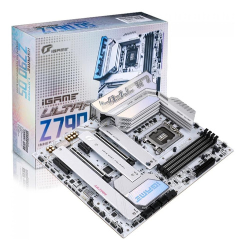 Placa Mãe Colorful Igame Z790d5 Ultra V20, Atx, Ddr5, Branco