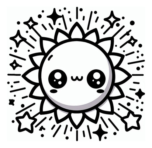 Libro Pdf Diseños Kawaii Primaverales 36 Pag. Para Colorear