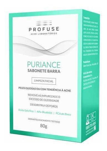 Puriance Sabonete Barra 80g - Profuse