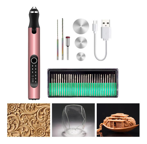 Micro Grabador Pluma Kit De Herramientas De Grabado Joyas De