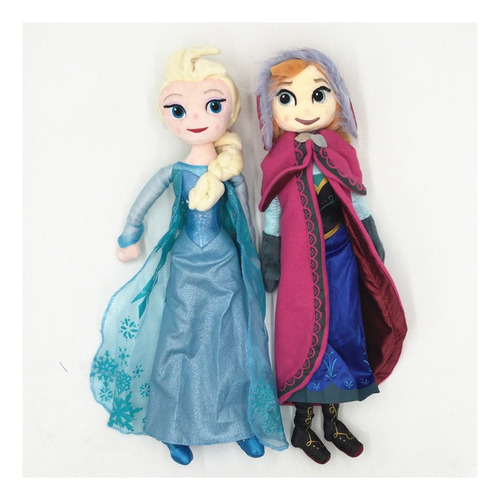 2pcs Frozen Elsa Anna Peluche Muñeca Niños Cumpleaño Regalo