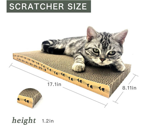 Almohadillas De Rascar De Carton Cat Scratcher Scratch Lo...
