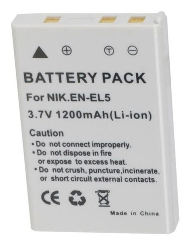 Bateria P/ Nikon Coolpix P500 P510 P520 P530 Enel5 3.7v Nova