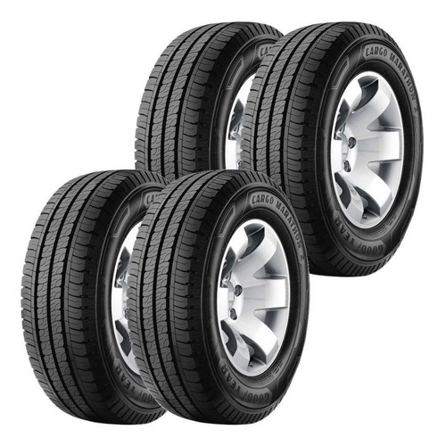 Imagem 1 de 7 de Kit 4 Pneu Aro 14 185r14 102/100r Goodyear 8 Lonas