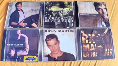6 Cds + 2 Dvds Ricky Martin - Unplugged - La Historia -