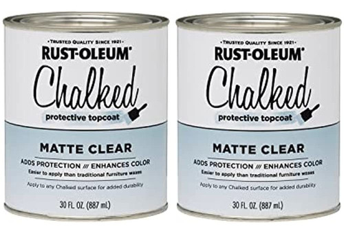 Rust-oleum 287722-2pk Pintura De Tiza Interior Ultra Mate, 3