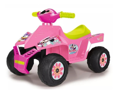 Montable Feber Moto Electrico Quad Minnie Happy Helpers 6v